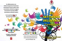 Dal 14 al 18 maggio 2018 torna a Pontassieve la Settimana della Pace