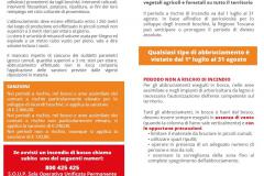 INCENDI BOSCHIVI. NORME DI PREVENZIONE DEL TERRITORIO TOSCANO PER ABBRUCIAMENTI E ACCENSIONE FUOCHI