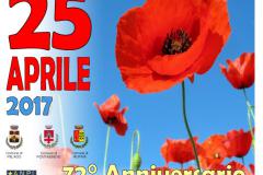 Pontassieve. Anniversario della Liberazione. 25 aprile 2017