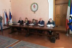 Pontassieve, 20 marzo 2019. Il prefetto Lega incontra i sindaci dell’Unione dei comuni del Valdarno e Valdisieve  per fare il punto della situazione.