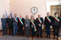 Pontassieve, 20 marzo 2019. Il prefetto Lega incontra i sindaci dell’Unione dei comuni del Valdarno e Valdisieve  per fare il punto della situazione.