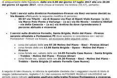 La Scarl Autolinee Mugello Valdisieve informa la spettabile clientela 