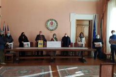 Corteo Storico di Pontassieve, calendario 2021. Oltre mille euro donati ai Banchi Alimentari del Comune di Pontassieve ricavati dalle vendite del calendario 2021