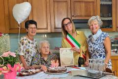 100 candeline per Bruna Ceccarelli. 13 settembre 2021