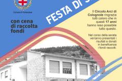 Pontassieve, sabato 28 luglio 2018. Festa di saluto al Circolo ARCI di Colognole
