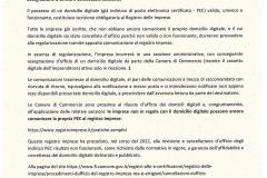 Camera di Commercio di Firenze. Comunicazione Domicilio digitale e sanzioni