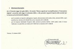 Camera di Commercio di Firenze. Comunicazione Domicilio digitale e sanzioni