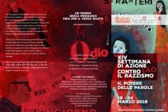 XIV Settimana contro il razzismo. Pontassieve, 19-24 marzo 2018