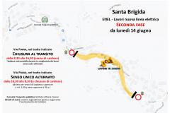 Lavori ENEL Santa Brigida - 2° fase