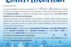 Scuola Giuntini, arrivano i Centri Invernali 2017