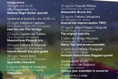 Locandina jazz in fattoria