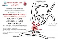 lavori publicqua - I Giani Sieci - mappa della viabilità  