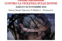 Giornata Internazionale contro la violenza sulle donne. Pontassieve, 24 novembre 2018