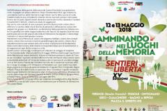 Camminando nei luoghi della Memoria. 12 e 13 maggio 2018