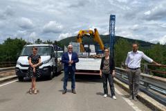 Continuano i lavori al ponte di Rosano. Lunedì 19 luglio 2021