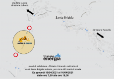 Lavori di asfaltatura - Divieto di transito in via di Santa Brigida. Da giovedì 15 a venerdì 16 aprile 2021 in orario 7-18 Lavori di asfaltatura - Divieto di transito in via di Santa Brigida. Da giovedì 15 a venerdì 16 aprile 2021 in orario 7-18