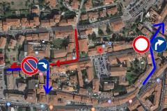 Lunedì 8 aprile sarà chiusa al transito pedonale e carrabile via Tanzini in prossimità della Porta Aretina – detta Torre dell’Orologio – dalle ore 8:45 alle ore 19:00