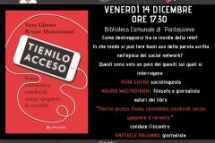 Pontassieve. Tienilo Acceso. Presentazione del libro di Vera Gheno e Bruno Mastroianni. Venerdì 14 dicembre 2018 ore 17,30 