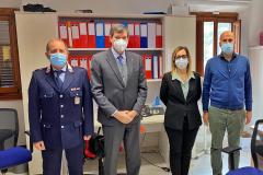 Il Questore Santarelli in visita a Pontassieve, 26 ottobre 2020