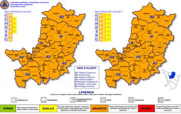 Allerta meteo 12 febbraio 2021