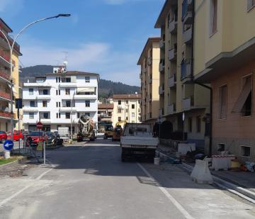 Pontassieve, via Labriola. Aprile 2021 Pontassieve, via Labriola. Aprile 2021