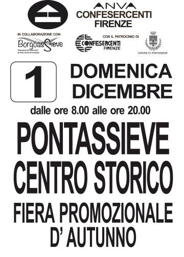 Fiera promozionale d’autunno. 1 dicembre 2019 Fiera promozionale d’autunno. 1 dicembre 2019