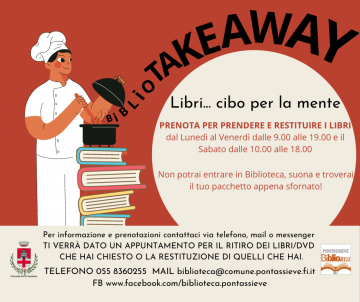 #bibliotakeaway, per chi cerca consigli di lettura, disponibili i menù preparati dagli operatori della Biblioteca