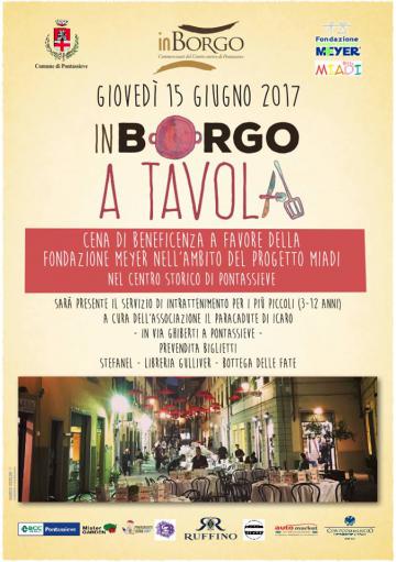 In Borgo a tavola. 15 giugno 2017 In Borgo a tavola. 15 giugno 2017