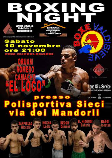 Boxing Night. Pontassieve 10/11/2018 Boxing Night. Pontassieve 10/11/2018