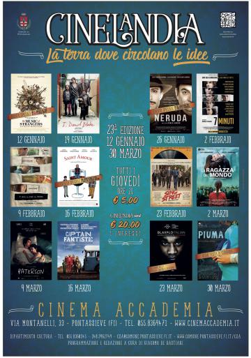 Cinelandia, 12 gennaio - 30 marzo 2017