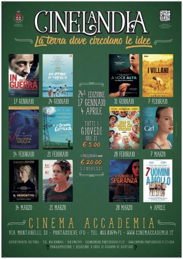 Cinelandia 17 gennaio - 4 aprile 2019 Cinelandia 17 gennaio - 4 aprile 2019