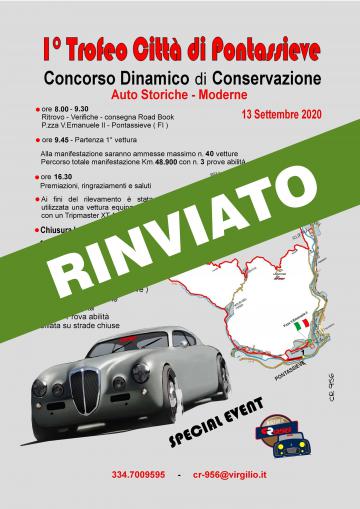 RINVIATO Trofeo Città di Pontassieve RINVIATO Trofeo Città di Pontassieve