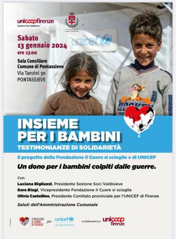 Insieme per i bambini. Pontassieve 13 gennaio 2024 Insieme per i bambini. Pontassieve 13 gennaio 2024
