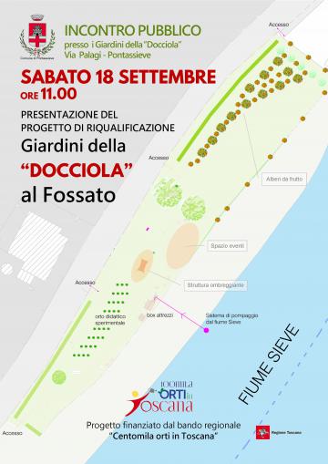 Fossato. Lavori ai giardini della Docciola. 18 settembre 2021 Fossato. Lavori ai giardini della Docciola. 18 settembre 2021