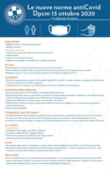 Dpcm 13 ottobre 2020 Dpcm 13 ottobre 2020