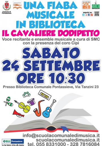 Fiaba musicale in biblioteca a Pontassieve