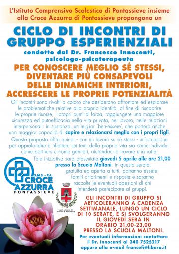 ciclo di incontri di gruppo esperienziali ciclo di incontri di gruppo esperienziali