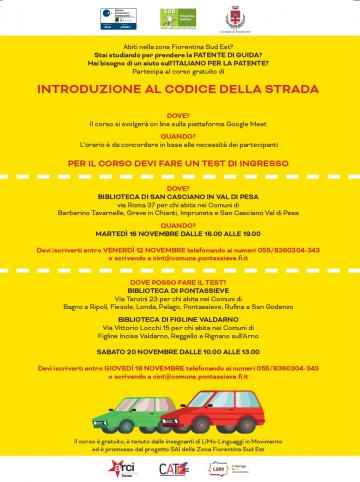 Pontassieve, introduzione al codice della strada Pontassieve, introduzione al codice della strada