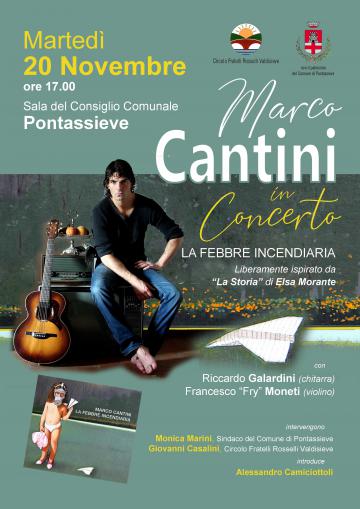 Marco Cantini presenta La febbre incendiaria. Pontassieve, martedì 20 novembre ore 17:00 nella sala del Consiglio Comunale Marco Cantini presenta La febbre incendiaria. Pontassieve, martedì 20 novembre ore 17:00 nella sala del Consiglio Comunale