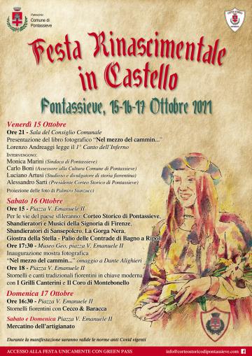 Festa rinascimentale in Castello. Pontassieve 15-17 ottobre 2021 Festa rinascimentale in Castello. Pontassieve 15-17 ottobre 2021