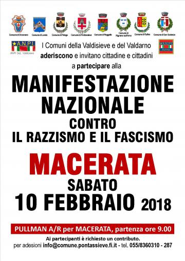 Manifestazione Nazionale contro il razzismo e il fascismo Manifestazione Nazionale contro il razzismo e il fascismo
