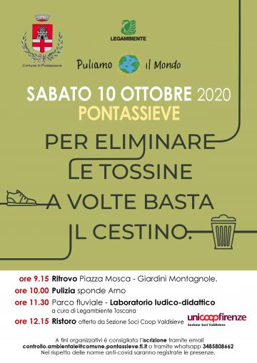 Pontassieve, Puliamo il Mondo 10 ottobre 2020 Pontassieve, Puliamo il Mondo 10 ottobre 2020