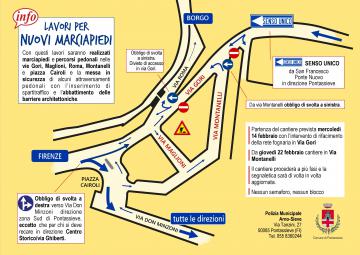 Lavori per nuovi marciapiedi, percorsi pedonali e abbattimento barriere architettoniche Lavori per nuovi marciapiedi, percorsi pedonali e abbattimento barriere architettoniche