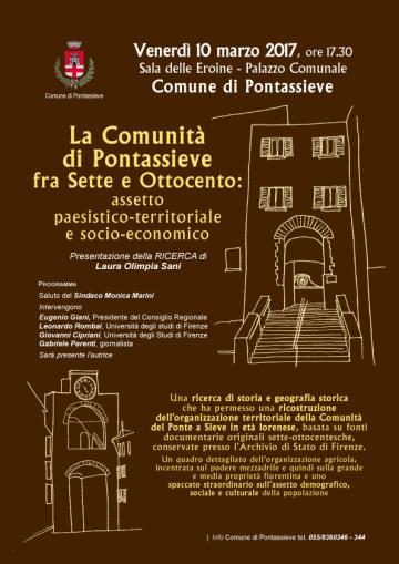 La Comunità di Pontassieve fra Sette e Ottocento