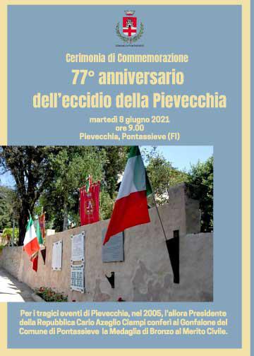 Eccidio di Pievecchia. Martedì 8 giugno 2021 ore 9 - Cerimonia di commemorazione