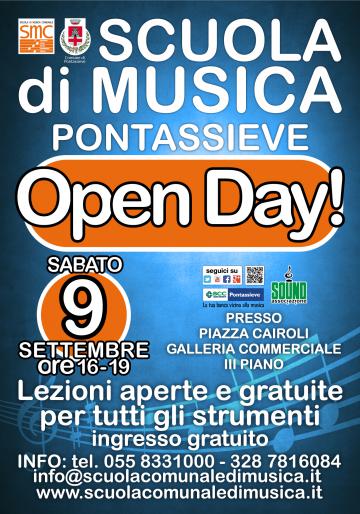 Scuola di Musica Comunale. Open Day a Pontassieve. 9 settembre 2017 Scuola di Musica Comunale. Open Day a Pontassieve. 9 settembre 2017