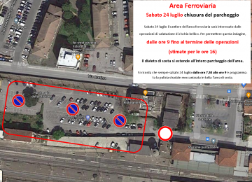Area Ferroviaria, sabato 24 luglio 2021 Area Ferroviaria, sabato 24 luglio 2021
