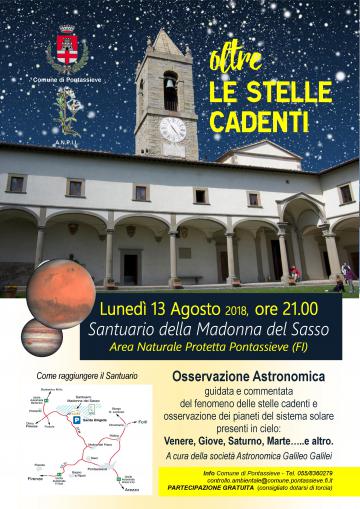 Pontassieve, 13 agosto 2018. Osservazione astronomica guidata a commentata dagli esperti della società astronomica Galileo Galilei Pontassieve, 13 agosto 2018. Osservazione astronomica guidata a commentata dagli esperti della società astronomica Galileo Galilei