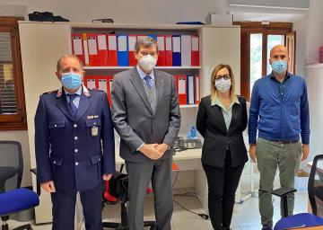 Il Questore Santarelli in visita a Pontassieve, 26 ottobre 2020 Il Questore Santarelli in visita a Pontassieve, 26 ottobre 2020