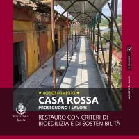 Pontassieve. A Casa Rossa proseguono i lavori, maggio 2022